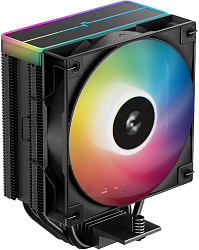 Устройство охлаждения(кулер) Deepcool AG400 Bk V2 ARGB Soc-AM5/AM4/1200/1700/1851 черный 4-pin 31.6dB Al+Cu 220W 643gr Ret (R-AG400-BKAMMN-GJD)