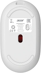 Мышь Acer OMR301 белый оптическая 1600dpi беспров. BT/Radio USB 4but (ZL.MCECC.01U)