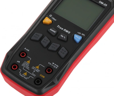 Мультиметр RGK DM-25 цифровой красный/черный (755160)