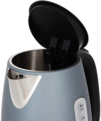 Чайник электрический Midea MK-8025 1.7л. 2200Вт серый корпус: металл/пластик
