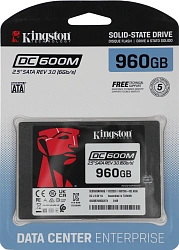 Накопитель SSD Kingston SATA-III 960GB SEDC600M/960G DC600M 2.5" 1 DWPD