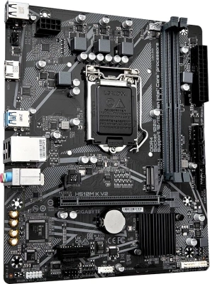 Материнская плата Gigabyte H510M K V2 2.0 Soc-1200 Intel Q470 2xDDR4 mATX AC`97 8ch(7.1) GbLAN+HDMI