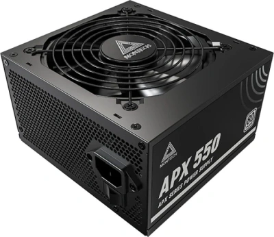 Блок питания Montech ATX 550W APX 550 80 PLUS WHITE (20+4pin) APFC 120mm fan 6xSATA RTL