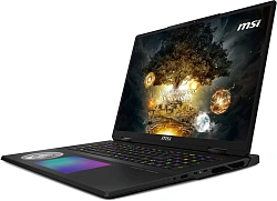 Ноутбук MSI Titan Dragon Edition 18 HX A2XWIG-1020RU Core Ultra 9 285HX 64Gb SSD4Tb NVIDIA GeForce RTX5080 16Gb 18" IPS UHD+ (3840x2400) Windows 11 Home black WiFi BT Cam (9S7-1824A5-1020)