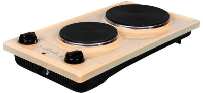 Плита Электрическая Лысьва ЭПБ 22 кремовый/рябчик эмаль (настольная)