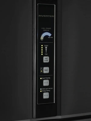 Холодильник Hitachi R-V910PUC1 BSL 2-хкамерн. серебристый бриллиант глянц. инвертер