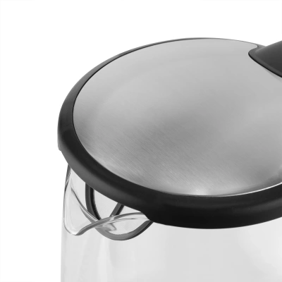 Чайник электрический Vitek VT-8807 1.7л. 2200Вт серебристый корпус: стекло/металл