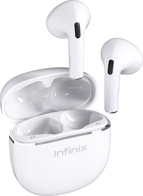 Гарнитура вкладыши Infinix XBuds XE23 белый беспроводные bluetooth в ушной раковине (10311755)