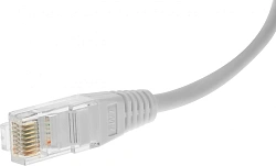 Патч-корд Lanmaster TWT-45-45-0.3-WH UTP RJ-45 вил.-вилка RJ-45 кат.5E 0.3м белый ПВХ (уп.:1шт)