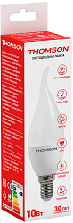 Лампа светодиодная Thomson TH-B2030 10Вт цок.:E14 свеча 220B св.свеч.бел.нейт. Tail Candle (упак.:1шт)