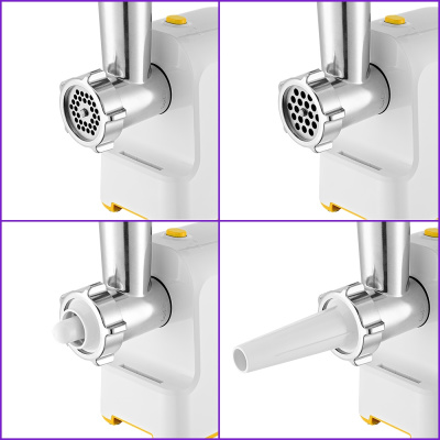 Мясорубка Kitfort КТ-2113-2 1000Вт белый/желтый