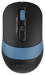 Мышь A4Tech Fstyler FB10C черный/синий оптическая 2000dpi беспров. BT/Radio USB 4but (FB10C ASH BLUE)