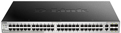 Коммутатор D-Link DGS-3130-54TS/B DGS-3130-54TS/B1A (L3) 48x1Гбит/с 2x10Гбит/с 4SFP+ управляемый