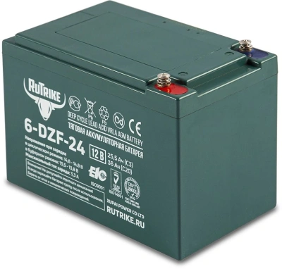 Батарея для ИБП Rutrike 6-DZF-24 12В 24Ач