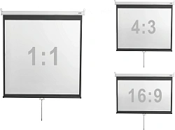 Экран Digis 86" 139x178см Optimal-D DSOD-4302 4:3 настенно-потолочный рулонный белый