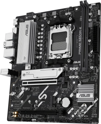 Материнская плата Asus PRIME B850M-K SocketAM5 AMD B850 2xDDR5 mATX AC`97 8ch(7.1) 2.5Gg RAID+HDMI+DP