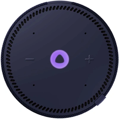 Умная колонка Yandex Станция Мини с часами Алиса синий 10W 1.0 BT 10м (YNDX-00020B)