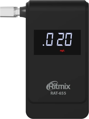 Алкотестер Ritmix RAT-655 электрохимический черный
