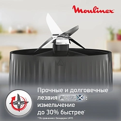 Блендер стационарный Moulinex LM16L110 400Вт черный/белый