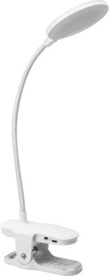 Светильник Gauss GTL205 (GT2051) настольный на прищепке LED белый/белый 5Вт