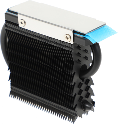 Радиатор для SSD Thermalright HR-09 2280 Pro черный/черный алюминий Ret (HR-09-2280-PRO-BL)