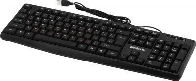 Клавиатура Defender Concept HB-164 черный USB Multimedia (45164)