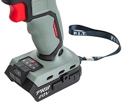 Гайковерт P.I.T. PIW20H-300B аккум. патрон:квад.1/2"