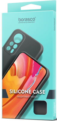 Чехол (клип-кейс) BoraSCO для Infinix Hot 40i/Smart 8/8 Plus/8 Pro Silicone Case синий (72661)