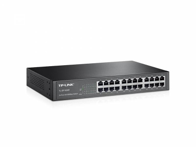 Коммутатор TP-Link TL-SF1024D (L2) 24x100Мбит/с неуправляемый