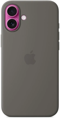 Чехол (клип-кейс) Apple для Apple iPhone 16 Plus Silicone Case with MagSafe серый Stone Gray (MYYC3ZM/A)