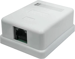 Розетка Suprlan 10-0307 информ.RJ45 кат.5E U/UTP черн.