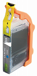 Картридж струйный Cactus CS-BCI6C голубой (12мл) для Canon S800/ S820/ S900/ S9000; i550/ i560/ i860/ i865/ i905D/ i950S/ i960x/ i965/ i990/ i9100/ i9950; JX500; MP750/ MP760; iP600D/ iP3000/ iP600D/ iP8500; BJC-8200 Photo с чипом