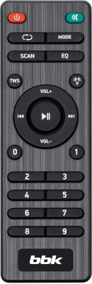 Минисистема BBK BTA6030 черный 30Вт FM USB BT micro SD