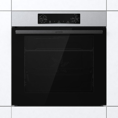 Духовой шкаф Электрический Gorenje BOSB6737E06X нержавеющая сталь/черный