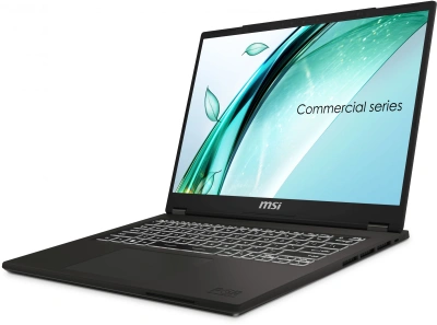 Ноутбук MSI Commercial 14 H A13MG-002US Core i5 13420H 16Gb SSD512Gb Intel Iris Xe graphics 14" IPS FHD+ (1920x1200) Windows 11 Pro Multi Language grey WiFi BT Cam (9S7-14L111-002)