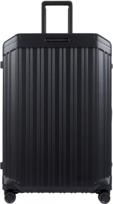 Чемодан Piquadro PQ-LM (BV4428PQLM/NO) 51x75x28см 82л. 5.46кг. поликарбонат/натур.кожа черный матов.