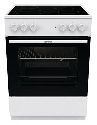 Плита Электрическая Gorenje GEC6A11WG белый стеклокерамика (без крышки)