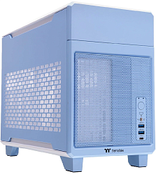 Корпус Thermaltake TR100 Hydrangea голубой без БП miniITX 8x140mm 2x200mm 2xUSB3.0 audio bott PSU