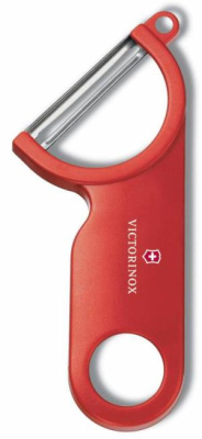 Овощечистка для овощей и фруктов Victorinox Potato Peeler красный упак.:европодвес (7.6073)