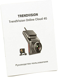 Видеорегистратор TrendVision Online Cloud 4G черный 1080x1920 1080p 140гр. GPS SL8521E