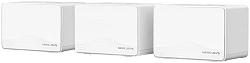 Бесшовный Mesh роутер Mercusys Halo H25BE (HALO H25BE(3-PACK)) BE3600 10/100/1000BASE-TX белый (упак.:3шт)