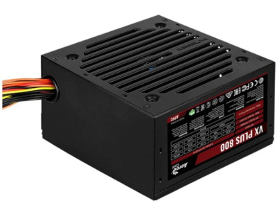 Блок питания Aerocool ATX 800W VX Plus 24pin APFC 120mm fan 6xSATA RTL
