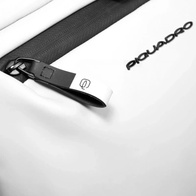 Рюкзак мужской Piquadro Corner 2.0 CA6291C2OW/BI роллтоп белый нейлон