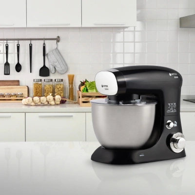 Кухонная машина Vitek VT-1437 планетар.вращ. 1000Вт черный