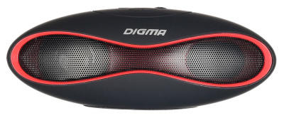 Колонка порт. Digma S-10 черный 3W 1.0 BT (SP103B)