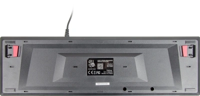 Клавиатура A4Tech Bloody B760 механическая серый USB for gamer LED (B760 GREY (BLACK SWITCH))