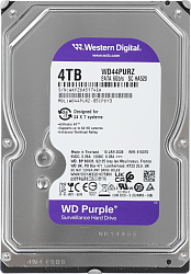 Жесткий диск WD SATA-III 4TB WD44PURZ Surveillance Purple (5400rpm) 128Mb 3.5"