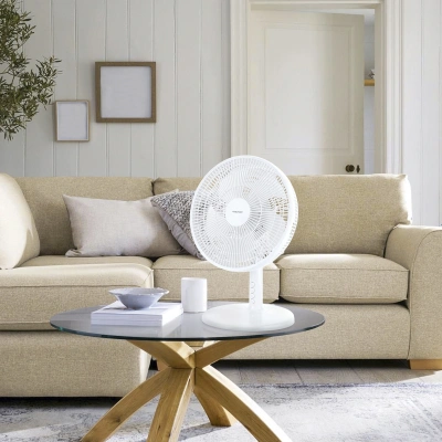 Вентилятор настольный Coolfort CF-2014 30Вт скоростей:3 белый