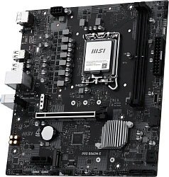 Материнская плата MSI PRO B860M-E Soc-1851 Intel B860 2xDDR5 mATX AC`97 8ch(7.1) 5Gigabit RAID+HDMI+DP