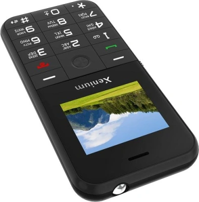Мобильный телефон Xenium X718 черный моноблок 2Sim 1.77" 128x160 Spreadtrum ThreadX RTOS 0.3Mpix GSM900/1800 MP3